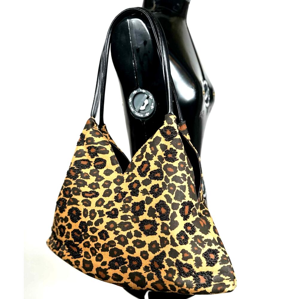 Prezzo Canvas Tote Bag in Leopard Print